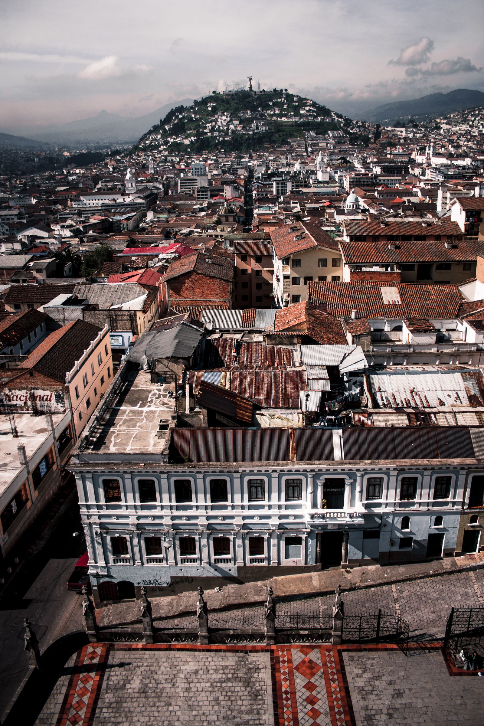 Aerial view of Quito, Ecuador